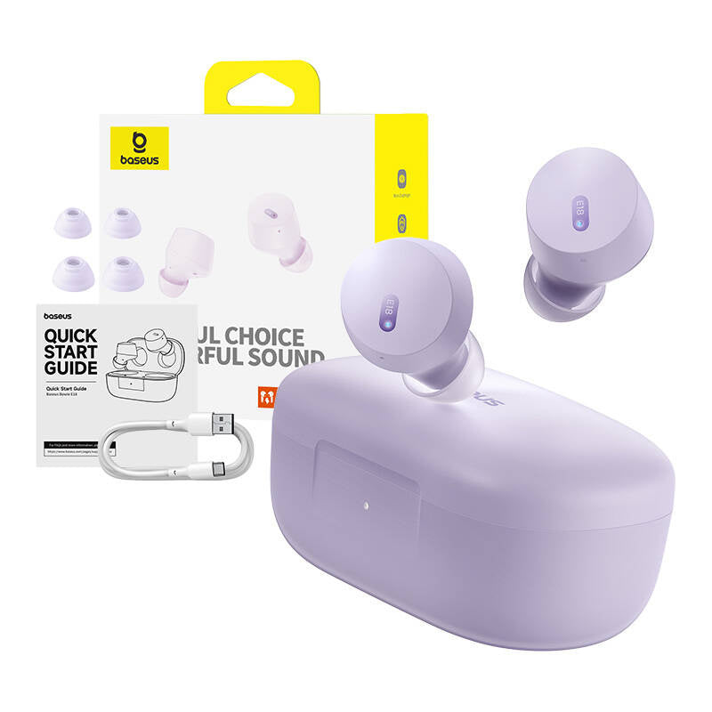Earphones TWS Baseus Bowie E18 (purple) - Product Image 9