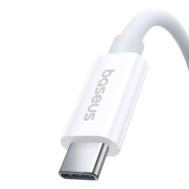 fast Charging Cable Baseus Superior 2 USB-C to USB-C 240W, 1,8m (white) - Product Image 3