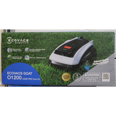 SALE OUT. | Ecovacs Lawn Mower | GOAT O1200 LiDAR PRO | 5200 Ah | White | DEMO