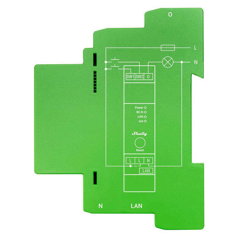 Shelly Pro Dimmer 1 DIN Rail Smart Switch, 1-channel - Product Image 3