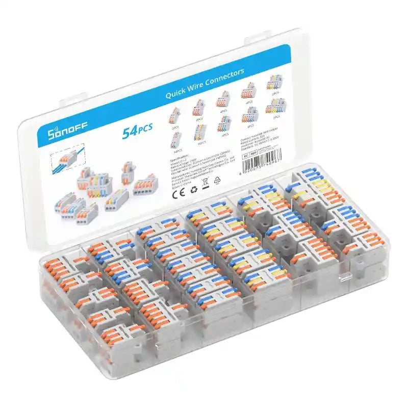 Wire Splicing Connector pack Sonoff (54 pcs) - Product Image 1