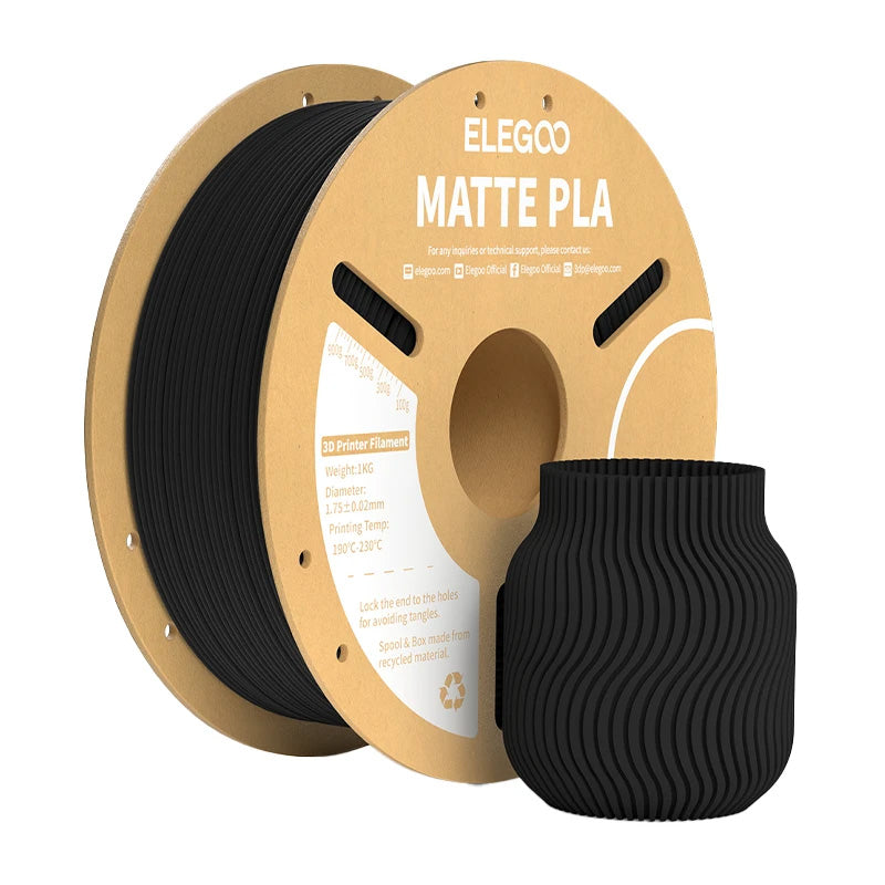 Filament PLA Matte ELEGOO (black) - Image 2