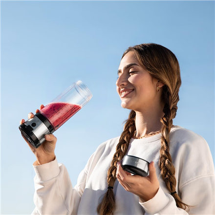 Cecotec Smoothie Blender | WanderlustMix USB | Portable | 126 W | Jar capacity 0.4 L | Ice crushing | Inox