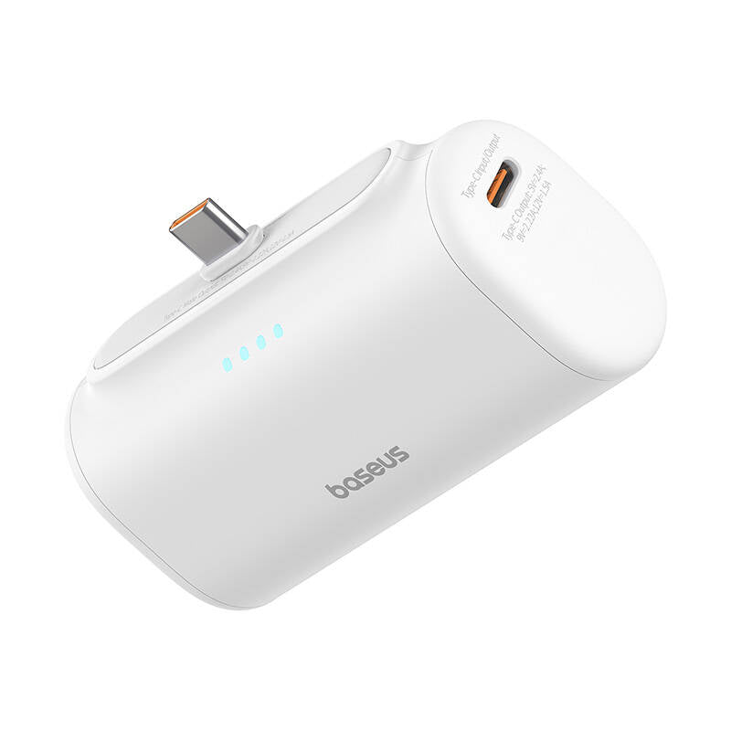 Powerbank Baseus Compact 5000mAh, 20W, USB-C (biały) - Image 3