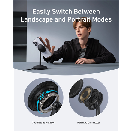 Anker MagGo Wireless Qi2 15W Charger | A25X1H11