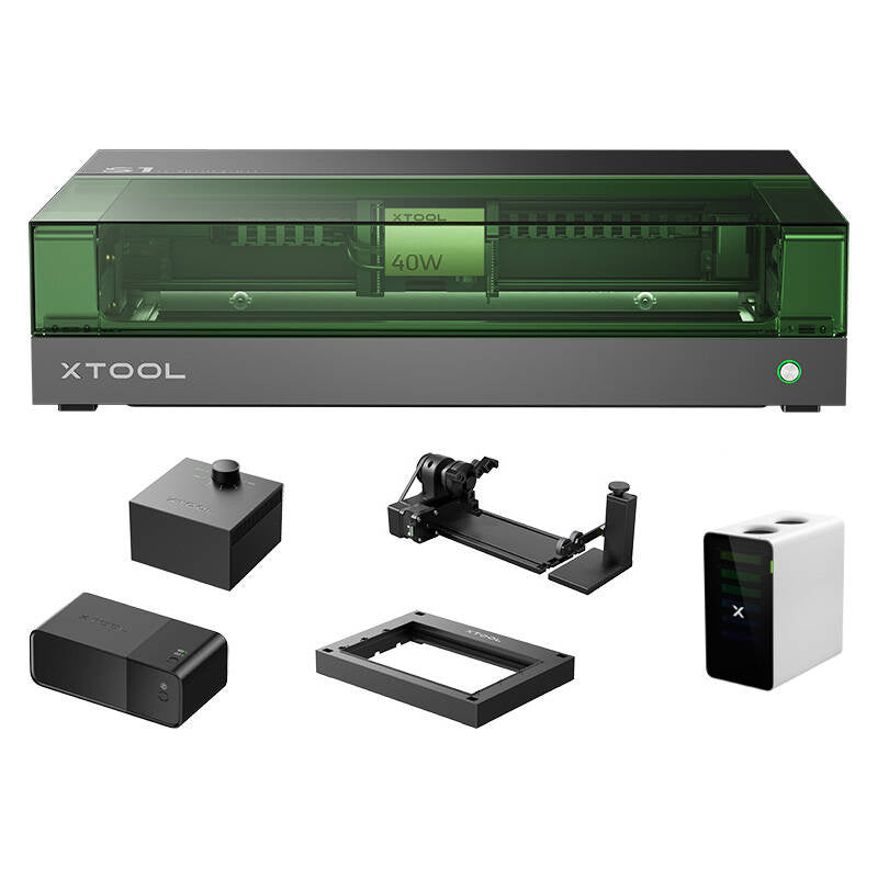 Laser Engraver 2-in-1 xTool S1 40W - All-in-One Kit (Black) - Product Image 2