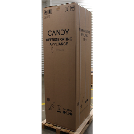 SALE OUT. Candy ECN2CQTEX206 Refrigerator, E, Freestanding, Combi, Height 205cm, Fridge net 289 L, Freezer net 120 L, St