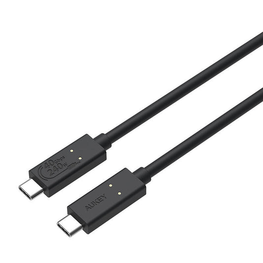 USB-C to USB-C Cable Aukey, CB-TCC241, 240W, 0.8m (black) - Product Image 2