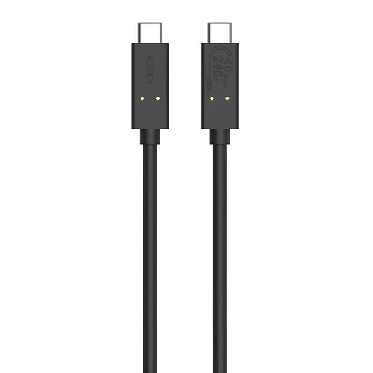 USB-C to USB-C Cable Aukey, CB-TCC241, 240W, 0.8m (black) - Product Image 1