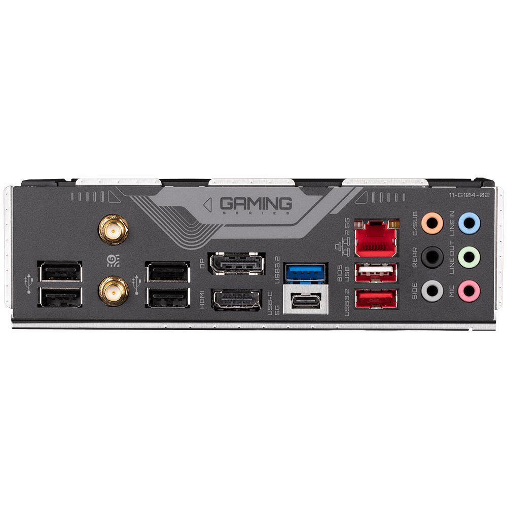 Mainboard GIGABYTE Intel B760 Express LGA1700 ATX Memory DDR5 Memory slots 4 2xPCI-Express 3.0 16x 1xPCI-Express 4.0 16x 3xM.2 1xHDMI 1xDisplayPort 5xUSB 2.0 2xUSB 3.2 1xUSB-C 1xRJ45 6xAudio port B760GAMINGXAX1.3