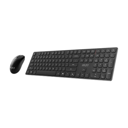 MSI | FORGE K210 | Keyboard and Mouse Set | Wireless | Mouse included | US | Scissor | Black