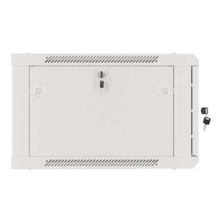 Lanberg | Rack cabinet 19" wall-mount 12U/600x450 for self-assembly with metal door (flat pack) | WF01-6412-00S | Grey