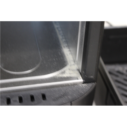 SALE OUT. Midea MAD1100DADK Air fryer digital,Two-zone cavity, 6.4L + 4.4L | Midea Two Zone Airfryer | MAD1100DADK | Power 1850 W | Capacity 4.4/6.4 L | Rapid Air technology | Black | USED, DIRTY, SCRATCHED ON TOP