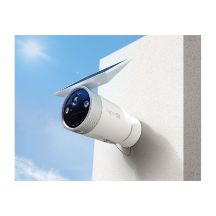 TP-LINK Tapo C465 | Battery-Powered Security Camera with Built-In Solar Panel | 8 MP | F/1.65 | H.264/H.265 | MicroSD Card Up to 512 GB