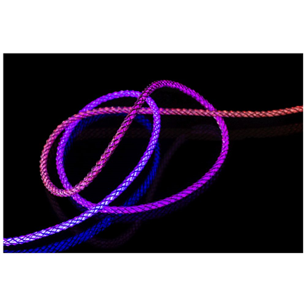 Fixed | Glowing Charging Cable USB-C/USB-C, PD support, Rainbow | FIXDLED-CC-RA