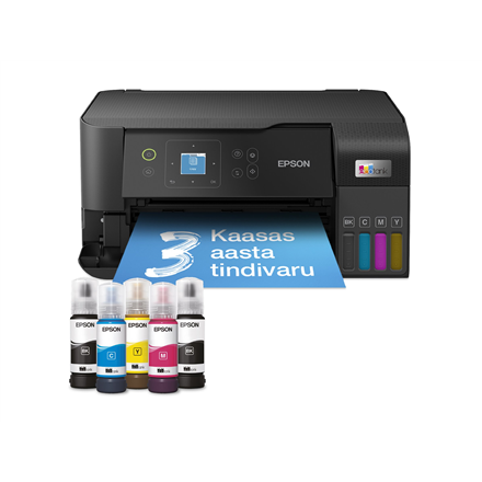 Epson | Multifunctional printer | EcoTank L3560 | Inkjet | Colour | Inkjet Multifunctional Printer | A4 | Wi-Fi | Black