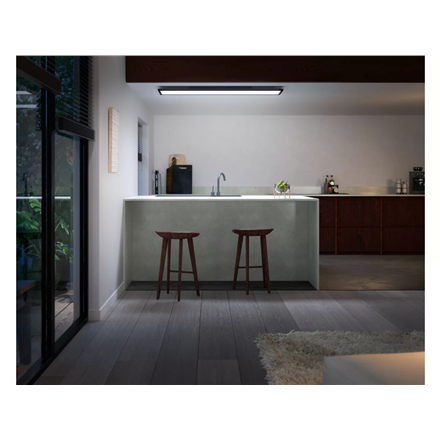 Philips Hue Aurelle rectangular panel light, Black, 120 x 30 cm | 2200-6500 Hue White Ambiance