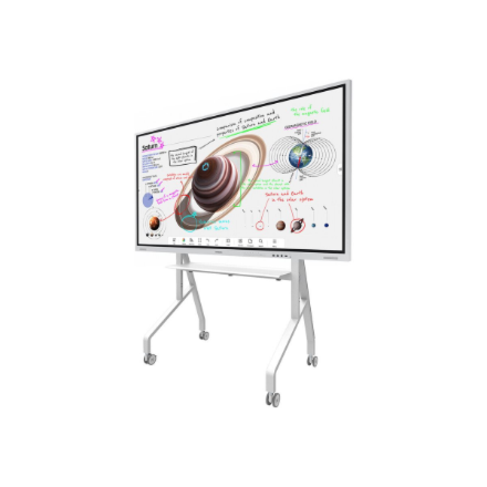 Neomounts Floor stand | FL50-525WH1 TV trolley | Adjustable Height | 55-86 " | Maximum weight (capacity) 76 kg | White