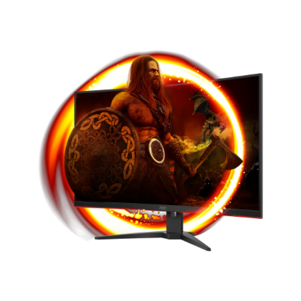 AOC | Curved Gaming Monitor | C32G2ZE | 31.5 " | VA | FHD | 16:9 | 240 Hz | 1 ms | 1920 x 1080 | 300 cd/m² | Headphone out (3.5mm) | HDMI ports quantity 2 | Black | Warranty 36 month(s)