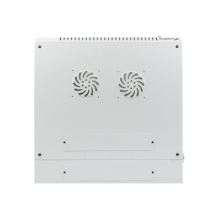 Lanberg | Rack cabinet 19" double-section wall-mount 12U/600x600 (flat pack) | WF02-6612-10S | Grey