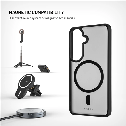 Fixed MagMisty | Back cover | Samsung | Galaxy S26 | Polycarbonate/TPU | Black