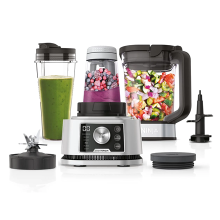 NINJA | Foodi Power Nutri 3-in-1 Blender | CB350EU | Tabletop | 1200 W | Jar material BPA-free plastic | Jar capacity 2.1 L | Ice crushing | Silver/Black