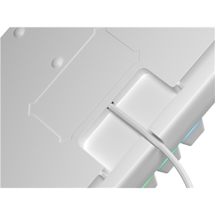Genesis | THOR 303 | Mechanical Gaming Keyboard | Wired | US | Outemu Peach Silent | White