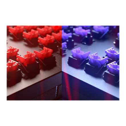 Razer | Huntsman V2 Optical Gaming Keyboard | Gaming keyboard | Wired | RGB LED light | NORD | Clicky Purple Switch | Black