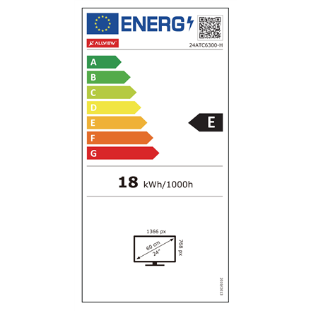 Allview HD Ready LED TV | 24ATC6300-H | 24 | Black