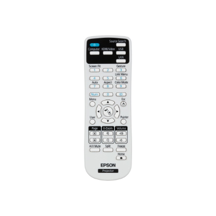 Epson | EB-2250U | WUXGA (1920x1200) | 5000 ANSI lumens | 15.000:1 | White | Lamp warranty 12 month(s) | FHD | 3LCD