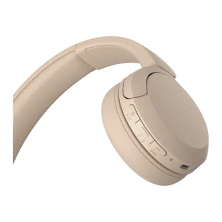 Sony | Wireless Headphones | WH-CH520 | Wireless | On-Ear | Microphone | Beige | Noise canceling | Wireless
