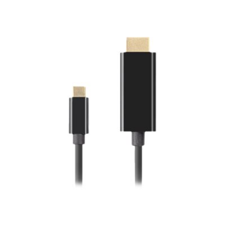 Lanberg USB-C to HDMI Cable, 3 m 4K/60Hz, Black | Lanberg | USB-C to HDMI Cable | CA-CMHD-10CU-0030-BK | 3 m