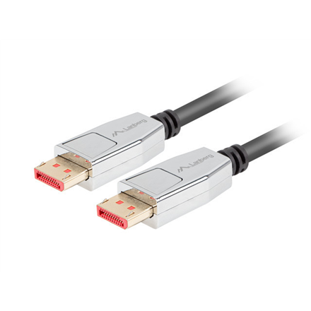 Lanberg DisplayPort M/M Cable 20 PIN V1.4 8K 60HZ | CA-DPDP-20CU-0010-BK | 1 m