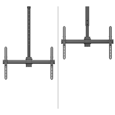 Neomounts CL35-440BL16XL Monitor/TV Mount Ceiling | Adjustable Height, Rotate, Tilt, Swivel | 37-70 " | Maximum weight (capacity) 50 kg | Black