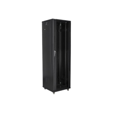 Lanberg | Rack cabinet 19" free-standing 42U/600x600 (flat pack) | FF01-6642-12B | Black