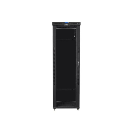 Lanberg | Rack cabinet 19" free-standing 47U/800x1000 (flat pack) with glass door, LCD | FF01-8047-12BL | Black