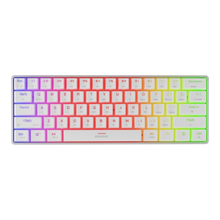 Genesis | THOR 660 G2 | Gaming keyboard | Wireless/Wired | US | Tactile | White