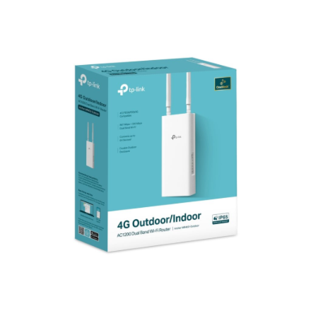 TP-LINK 4G AC1200 Dual Band Wi-Fi Outdoor Router | Archer MR402-Outdoor | 802.11n | 10/100 Mbit/s | Ethernet LAN (RJ-45) ports 1 | MU-MiMO No | PoE in