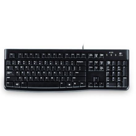 Logitech | K120 | Standard | Wired | EN/LT | Black