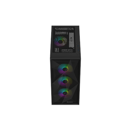 Genesis Gaming PC Case | Diaxid 605 ARGB | Black | Midi Tower
