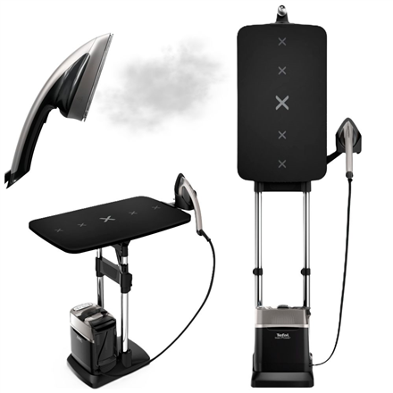 TEFAL All-in-One Garment Steamer | QT2028 | Stand Steamer | 2170 W | 100 g/min | 1.1 L | Premium Silver