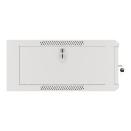 Lanberg | Rack cabinet 19" wall-mounted 4U 600 fast assembly (flat pack) | WFFA-5604-10S | Grey