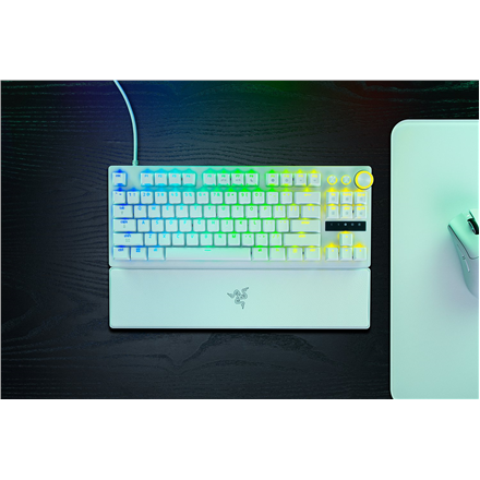 Razer Huntsman V3 Pro Tenkeyless 8KHz | Gaming keyboard | Wired | US | Razer Analog Optical Switch Gen-2 | White