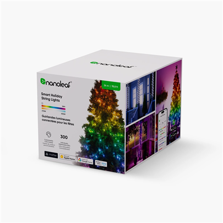 Nanoleaf Smart Holiday String Lights 24m 300 LEDs | 18 W | 16M+