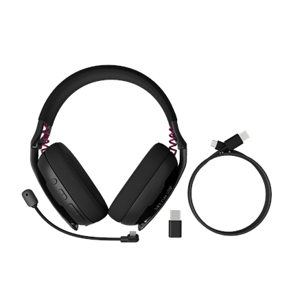 Fury | Gaming Headset | Fukiya F6 | Bluetooth | Over-Ear | Microphone | Black | Wireless