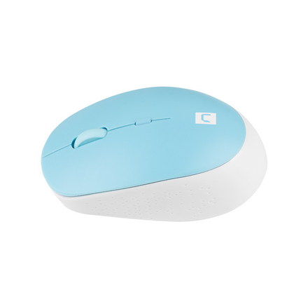 Natec | Mouse | Harrier 2 | Wireless | Bluetooth | White/Blue