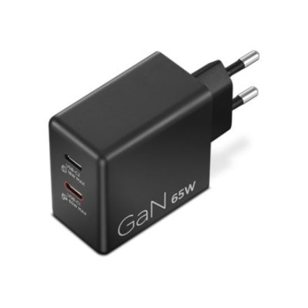 Lenovo Dual USB-C 65W GaN Charger | USB-C | 65 W | Charger
