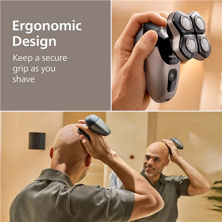 Philips Head Shaver | Pro 5000 Series HS5980/15 | Operating time (max) 60 min | Wet & Dry | Lithium | Deep Black