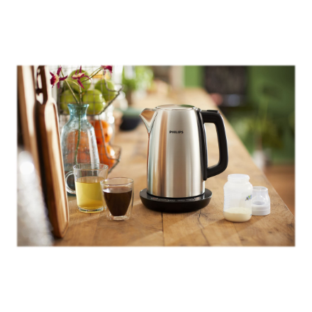 Philips | Kettle | HD9359/90 | Electric | 2200 W | 1.7 L | Plastic/Stainless Steel | 360° rotational base | Grey