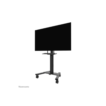 Neomounts Floor stand | AV40-500BL Keyboard Shelf Kit | Height adjustment | 43-110 " | Maximum weight (capacity) 2.5 kg | Black